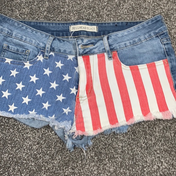 Bullhead Shorts Flag Jean Shorts Poshmark